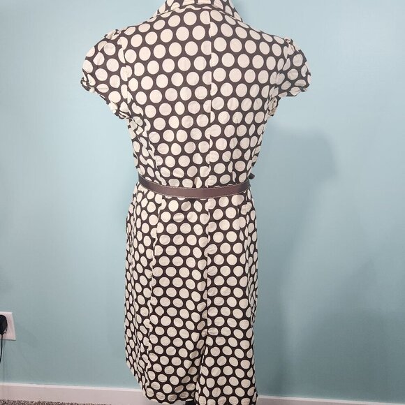Signature By Robbie Bee Brown Polka Dot Vintage Pin-Up Wrap Dress Size 10
Lot K - Picture 5 of 10